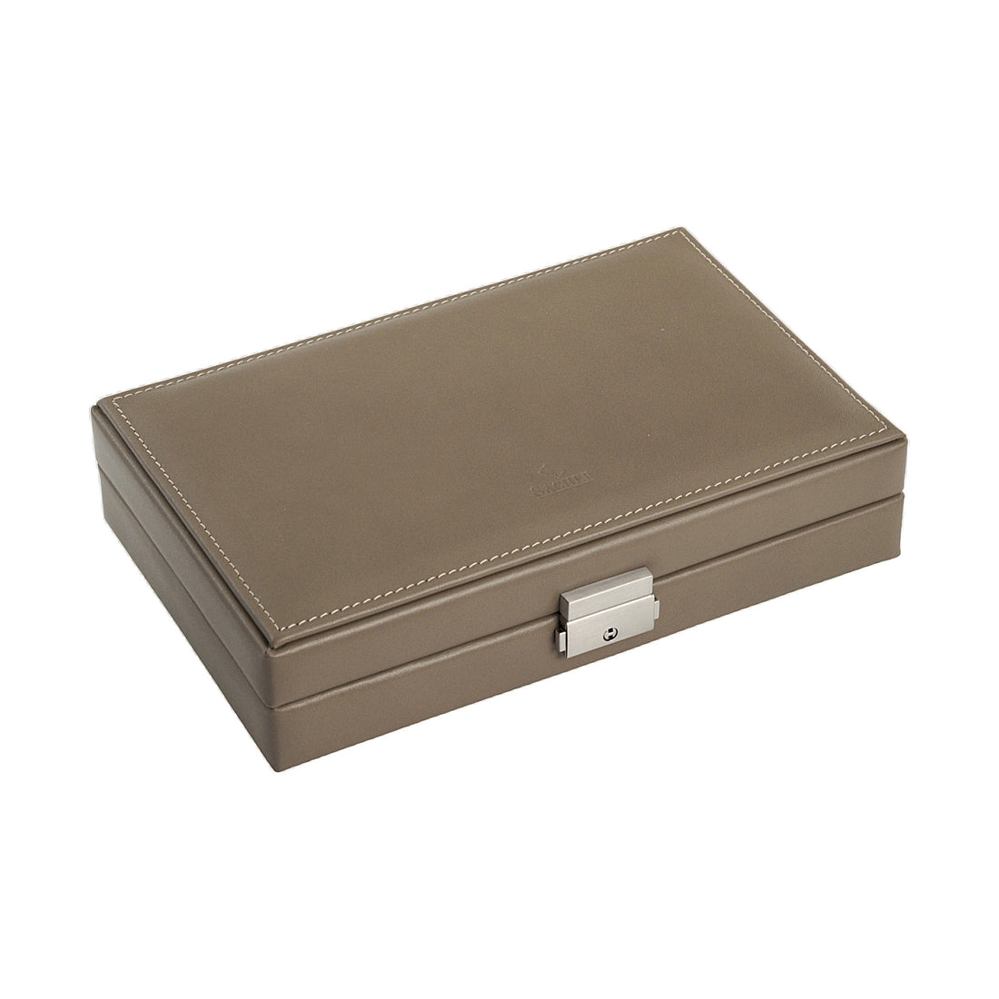 Ring case nature / taupe (leather)