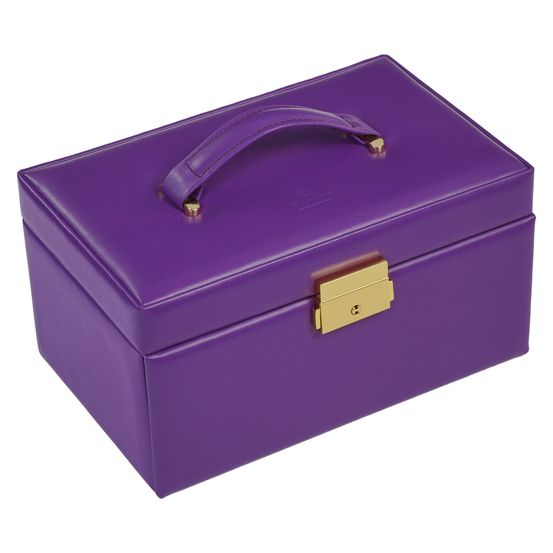 Jewelry box Emma colisimo / violet (full cowhide)