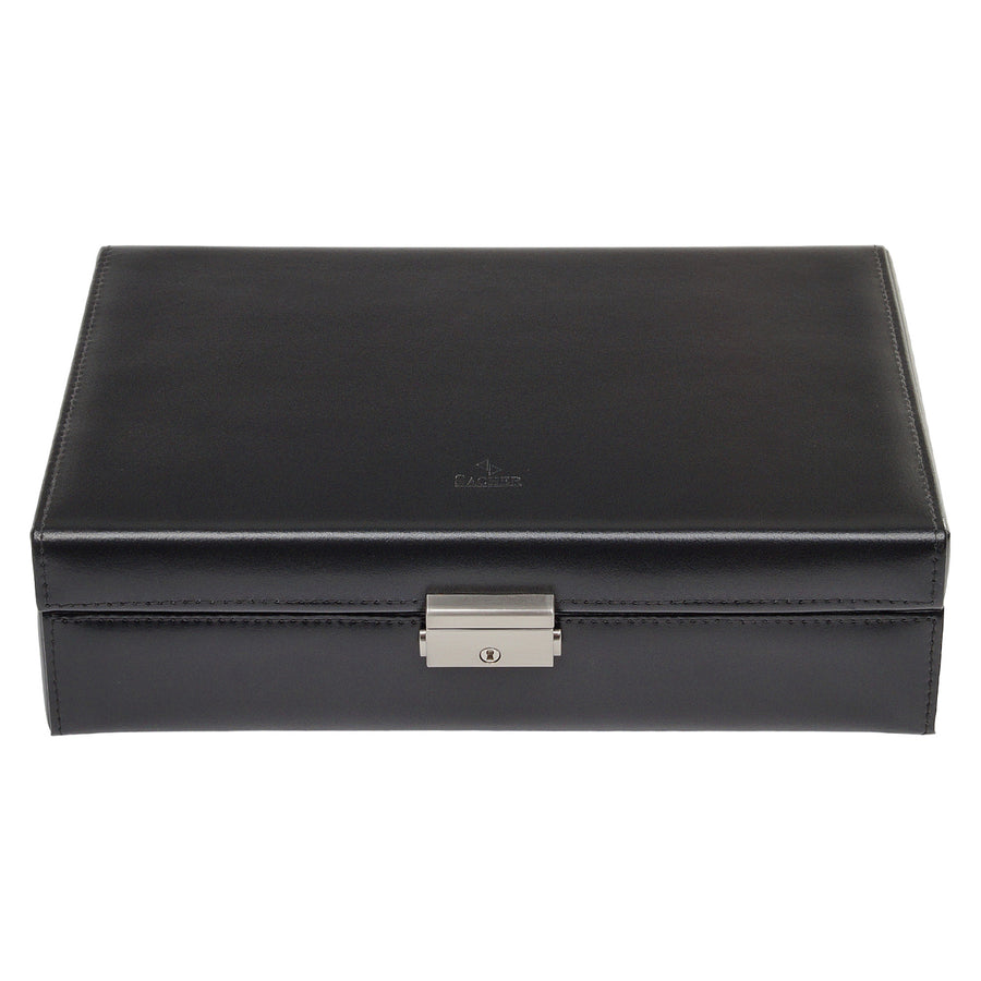 Jewelry box Isa black exclusive / black (leather)