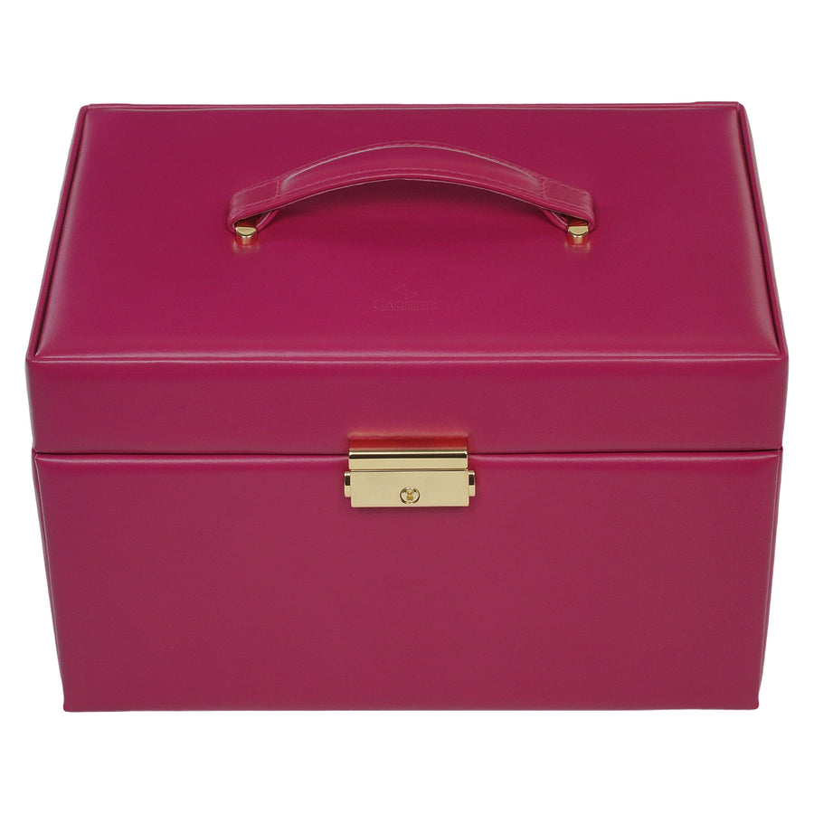 Jewelry box Karen colisimo / pink (full cowhide)