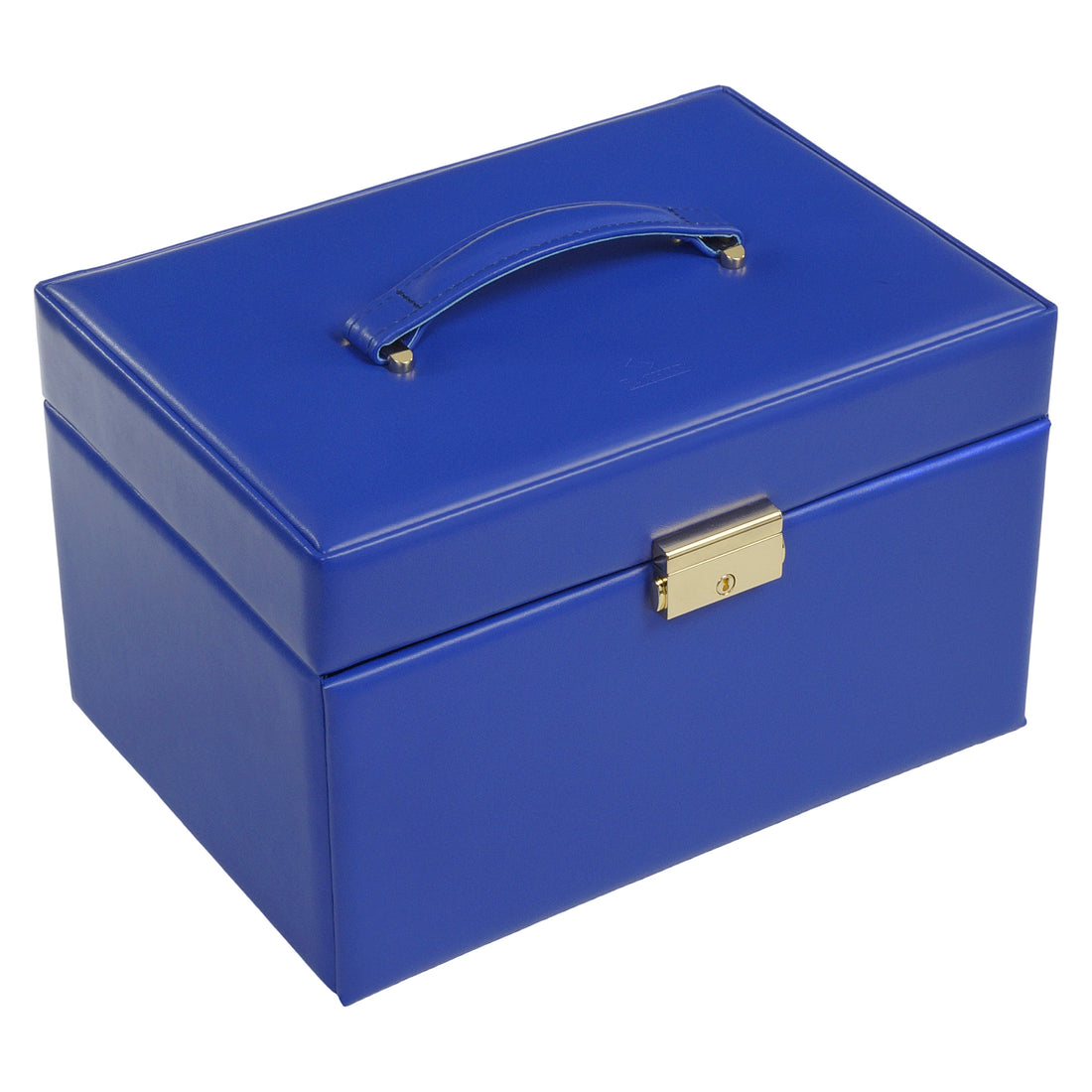 Jewelry box Karen colisimo / blue (full cowhide)