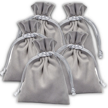 Borsa per gioielli 5 pezzi Accessori / grigio