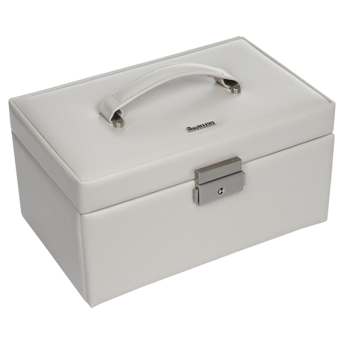 Jewelry box Elly elegance / sand (full cowhide)