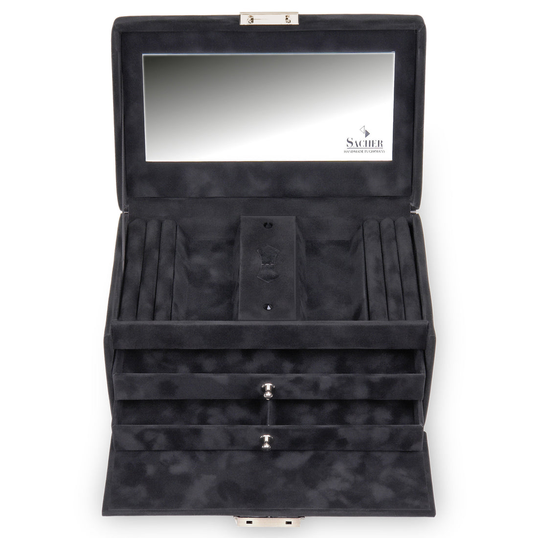 Jewelry box Eva crystalo / black