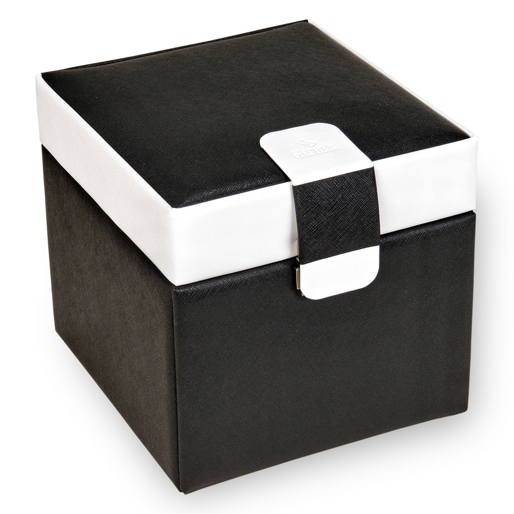 jewellery case Erika nero bianco / black