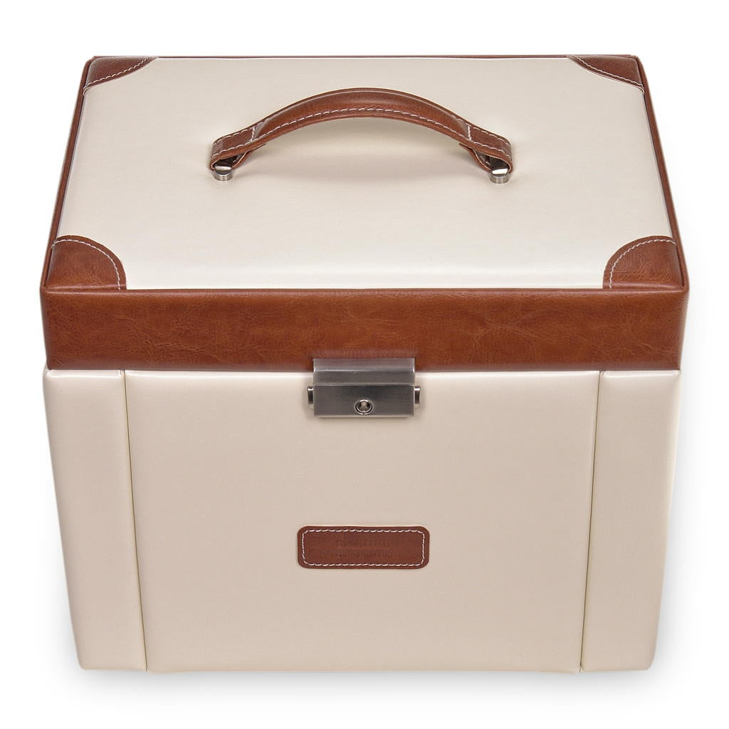 Maxima travel / cream jewelry box